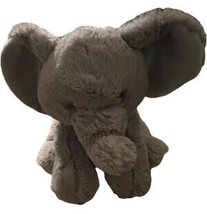 Starting Out Gray Elephant Plush One Size Soft Stuffed Animal